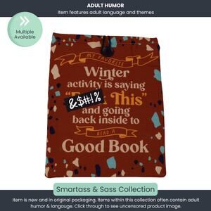 Funny Winter Book & Kindle Sleeve (9" x 11")
